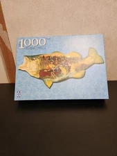  Fishing Puzzle FX Schmid Sportsman's Surprise  Approx. 1000 Pieces