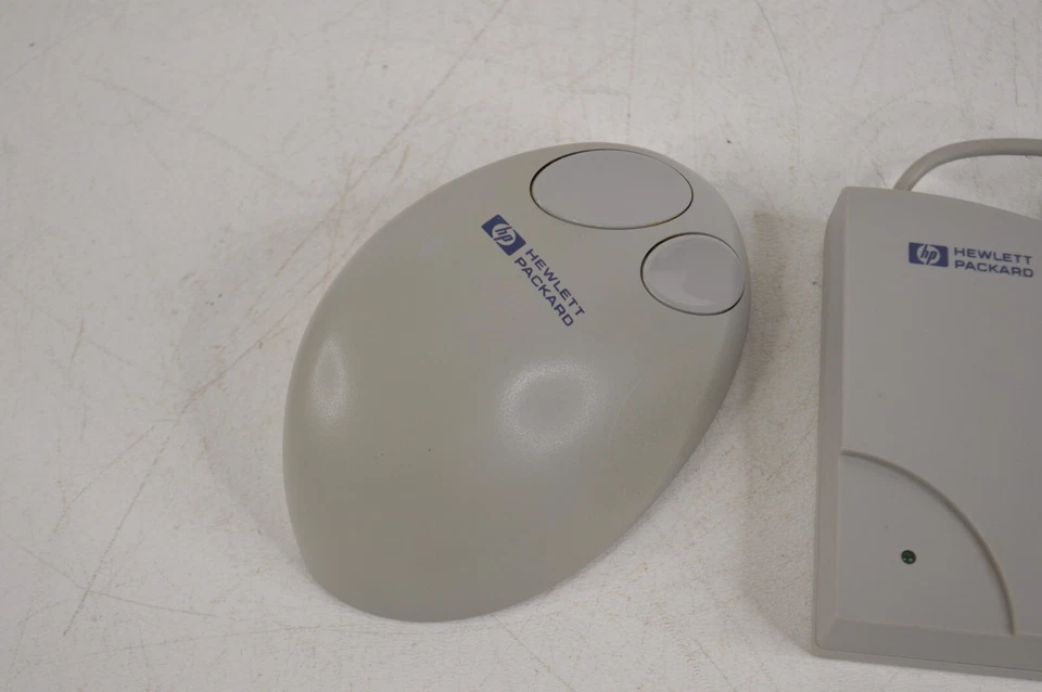 Hewlett Packard HP Cordless Mouseman Pro 3-Button Mouse w/ Receiver TESTED! - Image 2 of 4