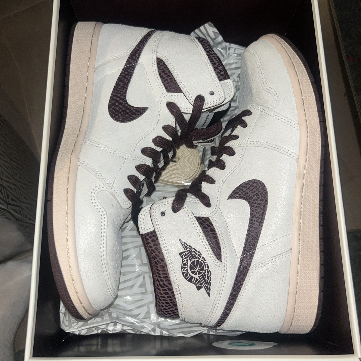 Air Jordan 1 High OG x A Ma Maniere White (Men
