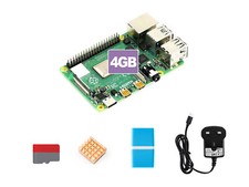 Raspberry Pi 4 Model B Starter Kit Micro SD Card Waveshare accessory Heat Sink