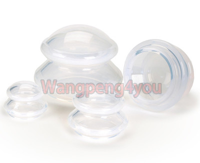 Koukone Cups 100% SILICONE CUPPING JAR VACUUM THERAPY SET