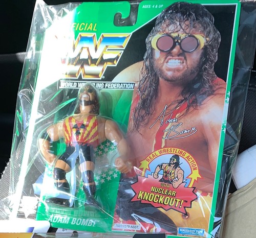 WWF Hasbro Green Card Adam Bomb Action Figure WWE ...