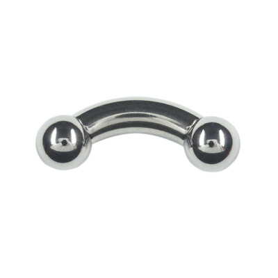 Top-Angebot 6mm Stahl Piercing Bananabell Brust Ohr Intim Piercing Banane Stab