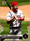 2021 Topps Now Mike Trout Welcome to the 2021 Topps Now Season WLCM Angels Card