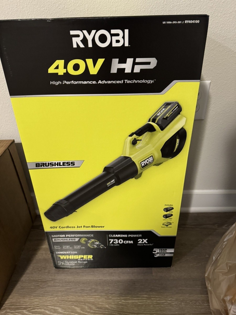 550 Cfm 40v Ryobi Battery Home Depot Gas Blower 40v Battery Ryobi