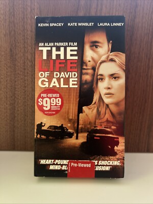 The Life of David Gale (VHS, 2003) Kevin Spacey, Laura Linney, Kate Winslet