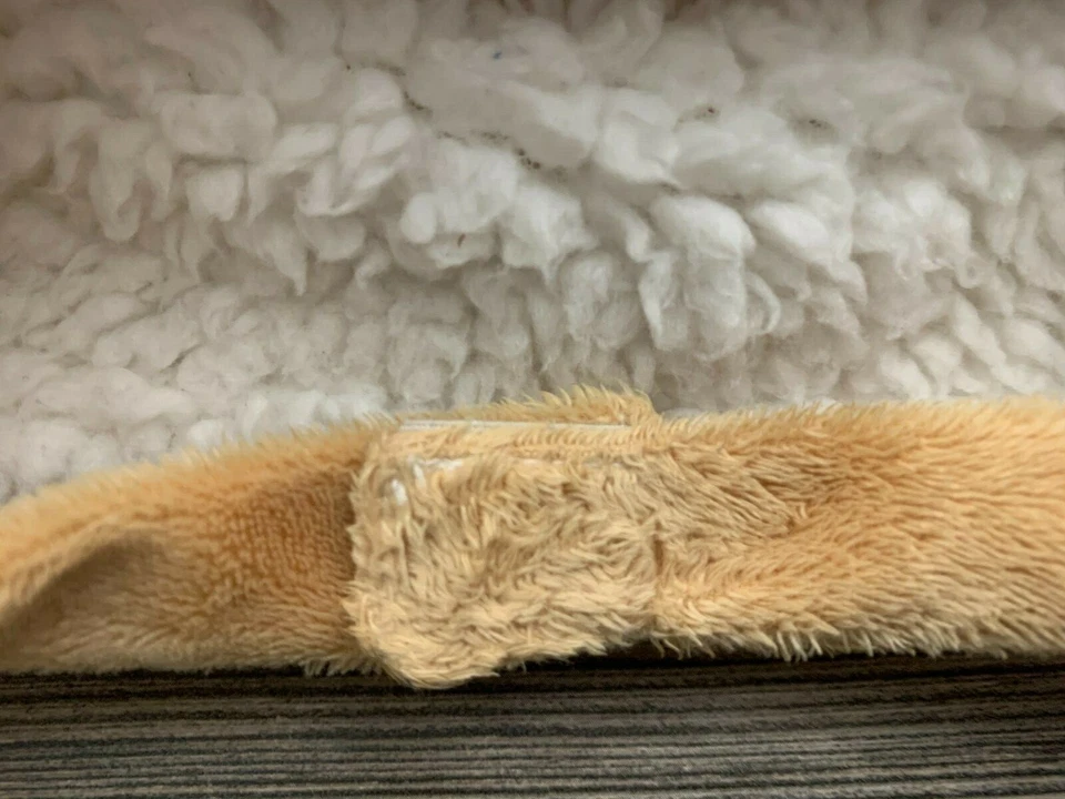 Grasslands Road Fleece Hat And Mittens Boy's 3-6 Months Beige/White Owl Design  - Image 4 of 4