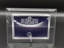 Glasbilderrahmen mit versilberten Rahmen, 10 x 15 cm