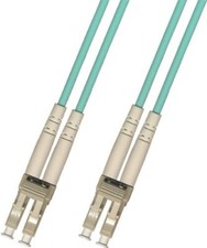 150 Meter 10Gb OM3 Multimode Duplex Fiber Optic Cable 50/125 LC-LC Aqua