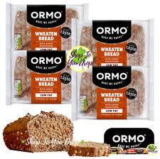 Irish Ormo Sliced Wholemeal Wheaten Bread 4 x 400gSPECIAL OFFERFREE POST