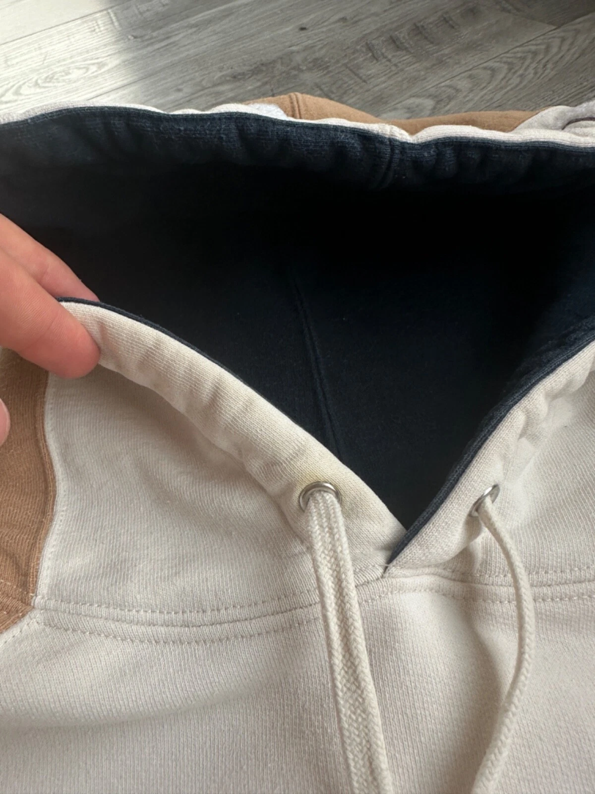 Felpa con cappuccio Supreme uomo grande logo su cappuccio Taglia:M