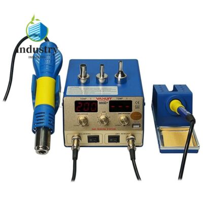 2-in-1 Hot Air Welding Station Temperature Recording Function Rework Station