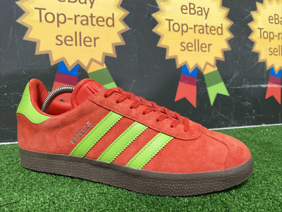 Vintage 2016 Adidas Gazelle OG SPZL Adi Wildleder Farbe Way Herren Sportschuhe UK 8
