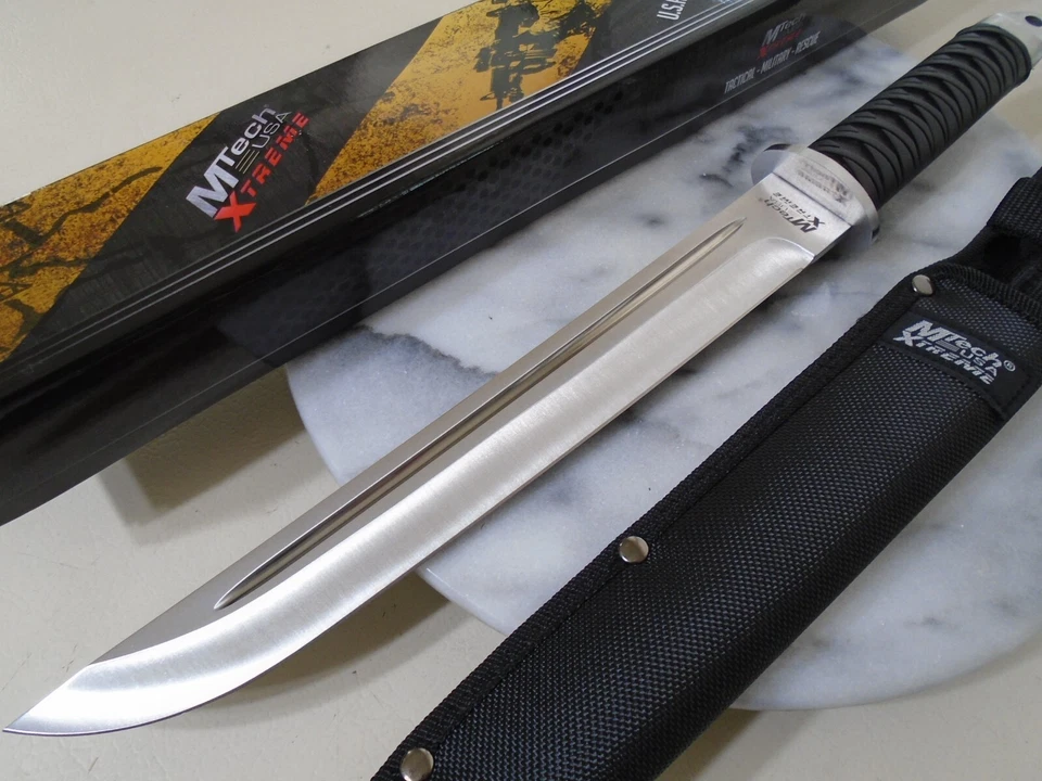 Cuchillo de hoja fija espada corta Full Tang MX-8130 16,50" Mtech Xtreme Ninja Tanto Foto 4 de 4