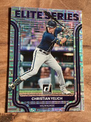 2022 Donruss #ES-2 Christian Yelich Elite Series Vector Brewers