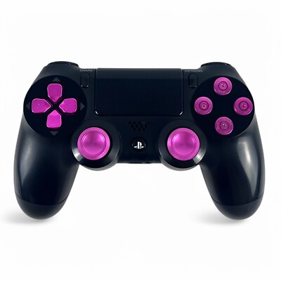 PS4 Original Wireless DualShock 4 Pad Custom Pink Bullet Buttons V1 Sony Top Zus