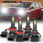 4Pcs For MAZDA 3 2010-2011 2012 2013 H11 9005 LED Headlight KIT Combo Bulbs