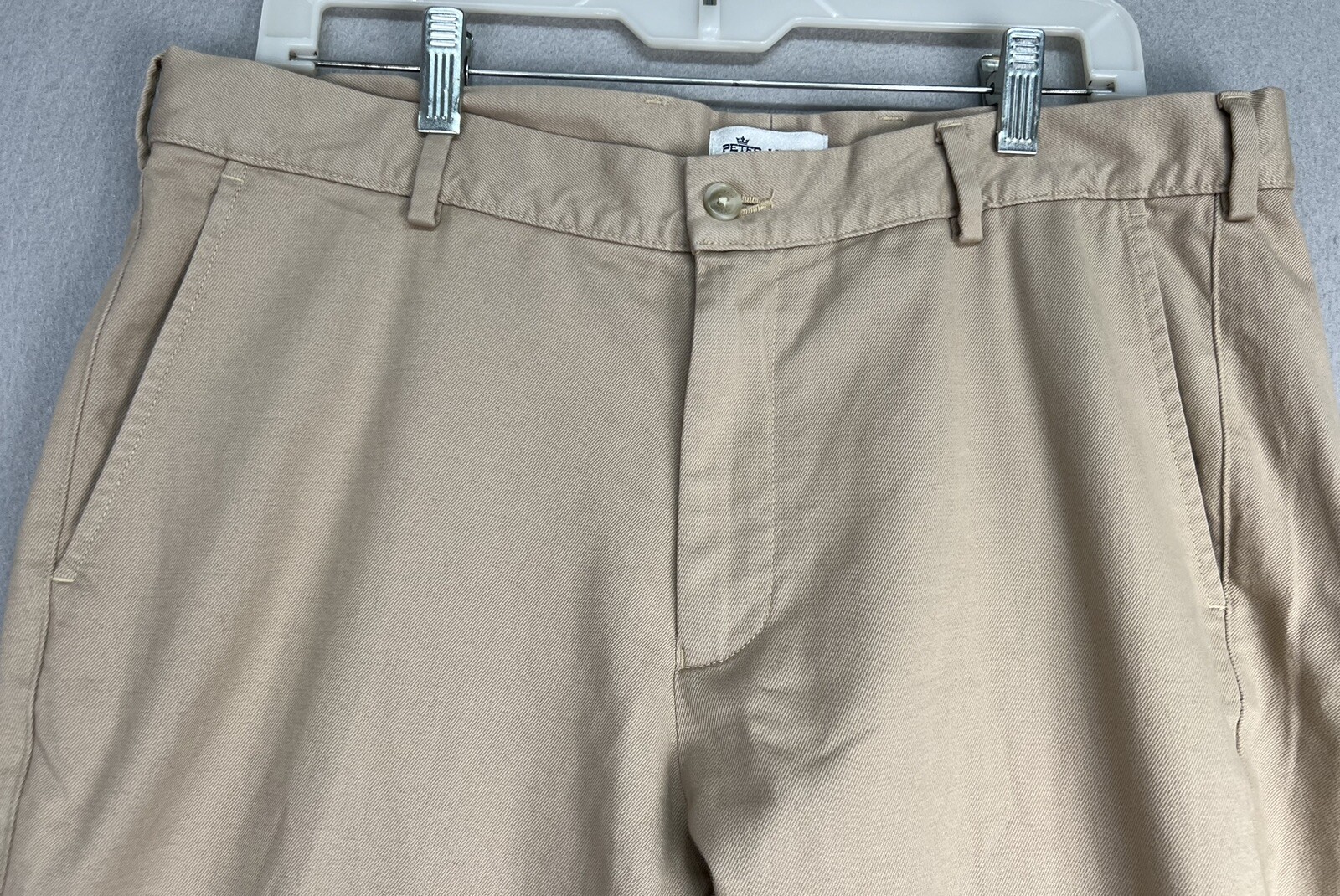 Peter Millar Crown Pilot Flat Front Pants Mens Khaki New 174 Size