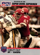 1990 Pro Set Super Bowl XXV Silver Anniversary - Curley Culp #82