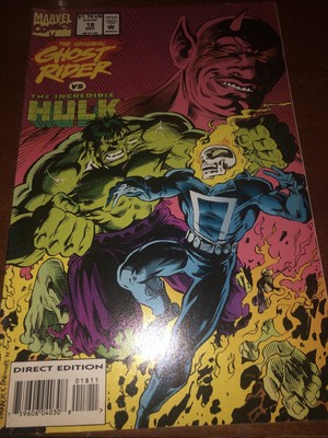 MARVEL COMICS  1991/ 1993  GHOST RIDER & GHOST  RIDER  VS  THE HULK
