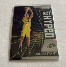 2021 Panini WNBA Prizm Breanna Stewart Get Hyped Insert Card Seattle Storm