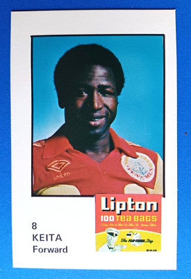1979/80? NASL SOCCER NEW ENGLAND TEA MEN KEITA FROM MALI #8 FORWARD LIPTON