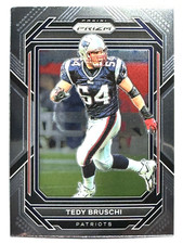 TEDY BRUSCHI New England Patriots 2022 Panini Prizm Football Card #206