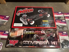 T.O.P. Racing 1/10 Photon Touring Car w/EX Conv. Kit & Large (200pc) Parts Lot