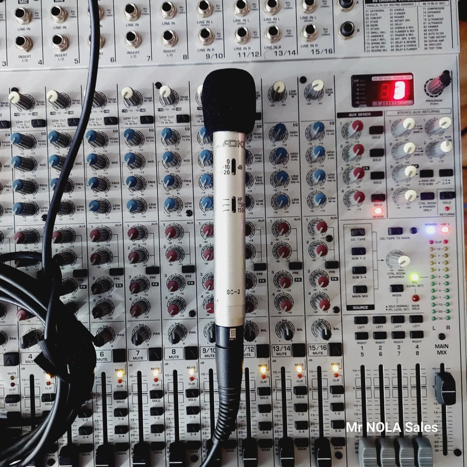 VTG ADK SC-2 Microphone Small Diaphragm Condenser Mic ADK SC2 w/ Protective Case - Image 3 of 4