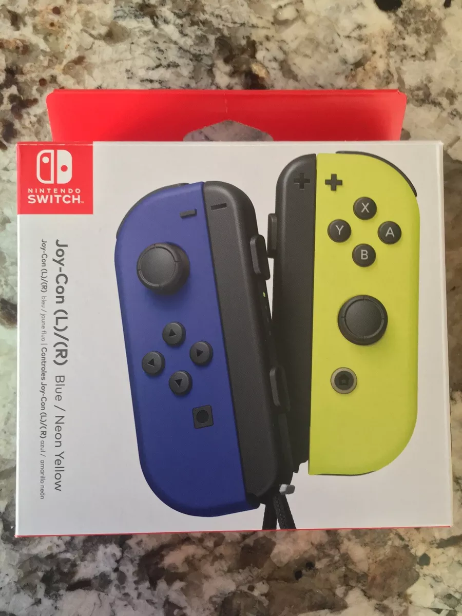 EMPTY BOX ONLY Nintendo Switch Joy-con Dark Blue Yellow Joycon US Version