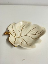 Carlton Ware Blattschale handbemalt, sehr herbstlich, "Australian Design".