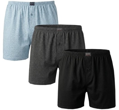 Herren Boxershorts Männer Unterwäsche in Premium Qualität mit Eingriff M-7XL 107