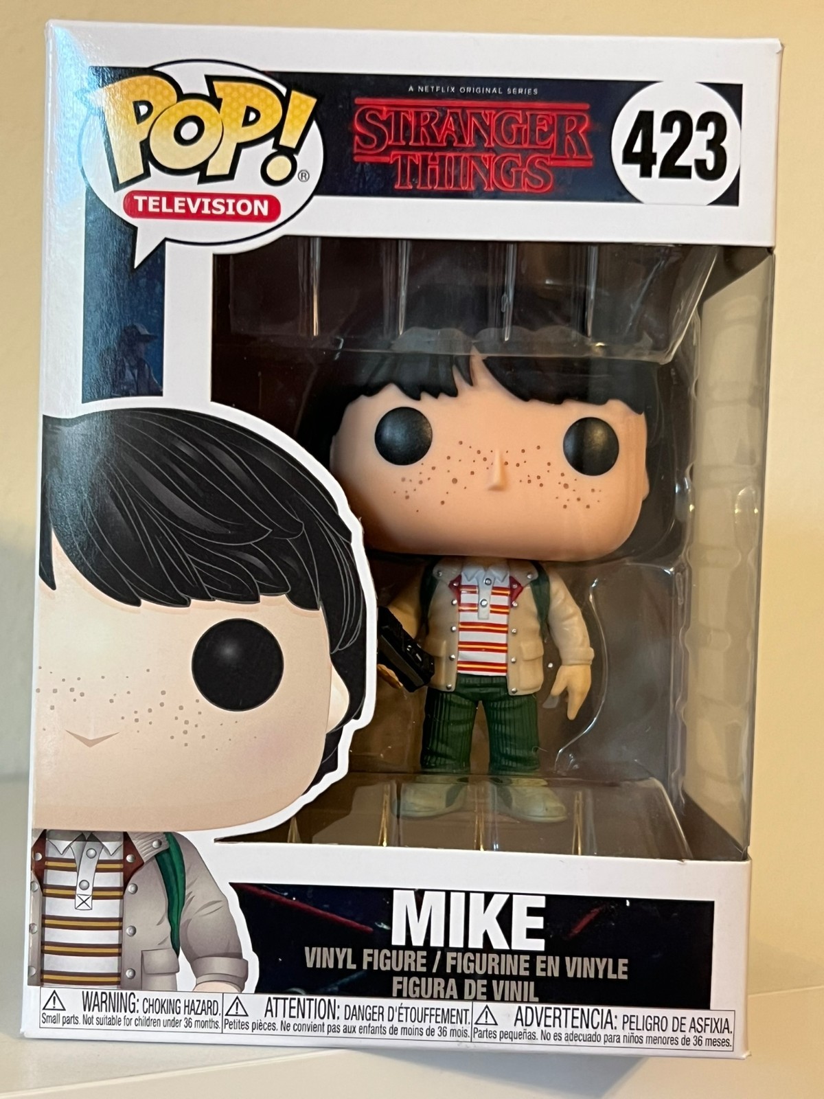 Mike Wheeler #423 ~ Funko Pop Televisión Netflix Stranger Things En Protector