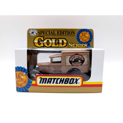 Matchbox MB38 Ford Model A Beechworth Bakery Gold Series OVP 1993 Australien