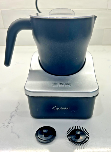 Capresso Montalatte Automatico Schiuma PRO Nero Argento 202 Freddo Caldo Caldo - Foto 1 di 7