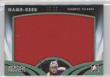 2015 Leaf ITG Heroes & Prospects Game Used Jersey Emerald 15/25 Gabe Vilardi a2v