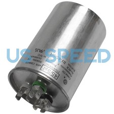 Capacitor 45/5 uF 45 5 MFD 370V or 440V Dual Run Start Round A/C CBB65