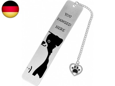 Gosknor Hunde Lesezeichen - Border Collie, Metall, 1 Stück