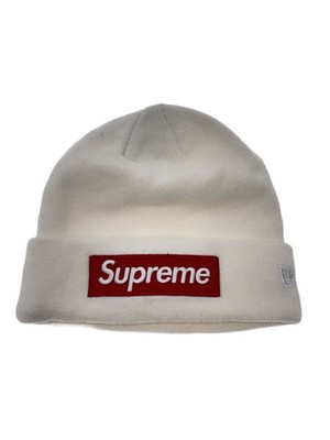 Supreme x NEW ERA Knit Cap White Acrylic, Solid Color, Men's, G2908242021