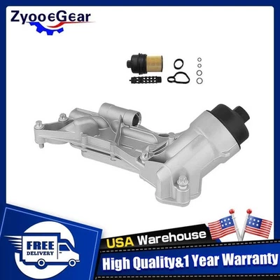 25199751 93186324 Fit GMC Chevy Cruze Sonic 1.8L Engine Oil Cooler w/ Filter - Image 1 of 4