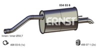 Ernst 034036 EndschalldäMpfer FüR Opel