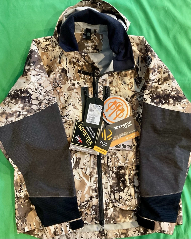 Beretta Veil Avayde Camo B-Xtreme Lg Goretex Waterproof GTX Hunting Jacket NWT - Image 3 of 4