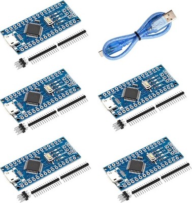 5PCS Nano Board ATmega328P, CH340G Chip 5V 16M- Unsoldered