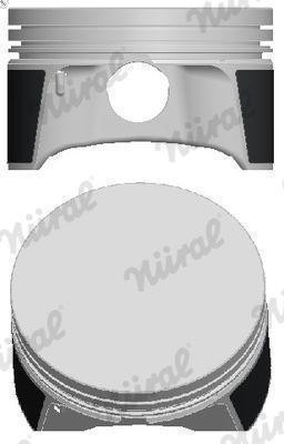 Piston NURAL 87-141200-00 OPEL CORSA C (X01) 1.8 2000-2009