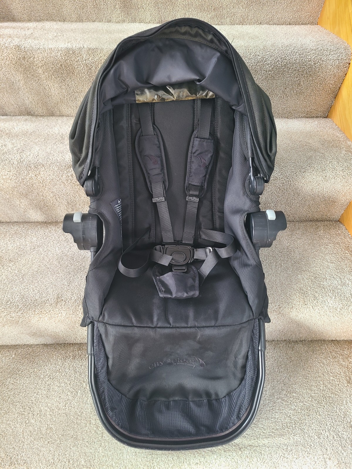 Complete Baby Jogger City Select seat ALL BLACK  / BLACK FRAME. GUC!