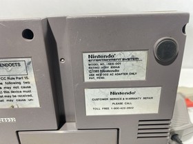 85 Nintendo Entertainment System NES-001 Original Console 10 Games Complete Lot