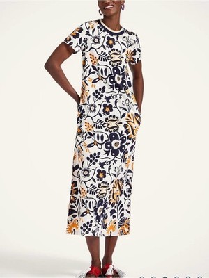 La DoubleJ Selva Print Sporty Swing Dress Medium NWT Italy