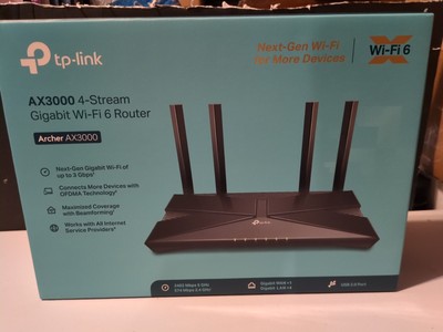 TP-LINK Archer AX3000 Dual-Band Gigabit Wi-Fi 6 Router 