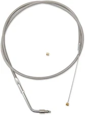 La Choppers LA-8005TH04 Stainless Steel Throttle Cable Kit - Beach Bars