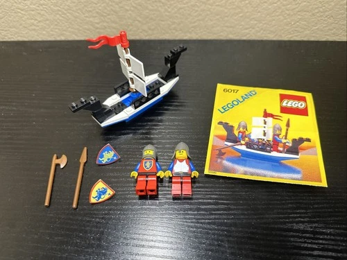 Vintage Lego 6017 - Castle - King's Oarsmen - 100% Complete with Instructions A3